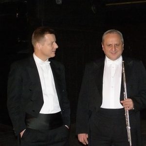 Muzycy Kameraty Krakowskiej w przerwie koncertu (fot. Iwona Wernikowska)